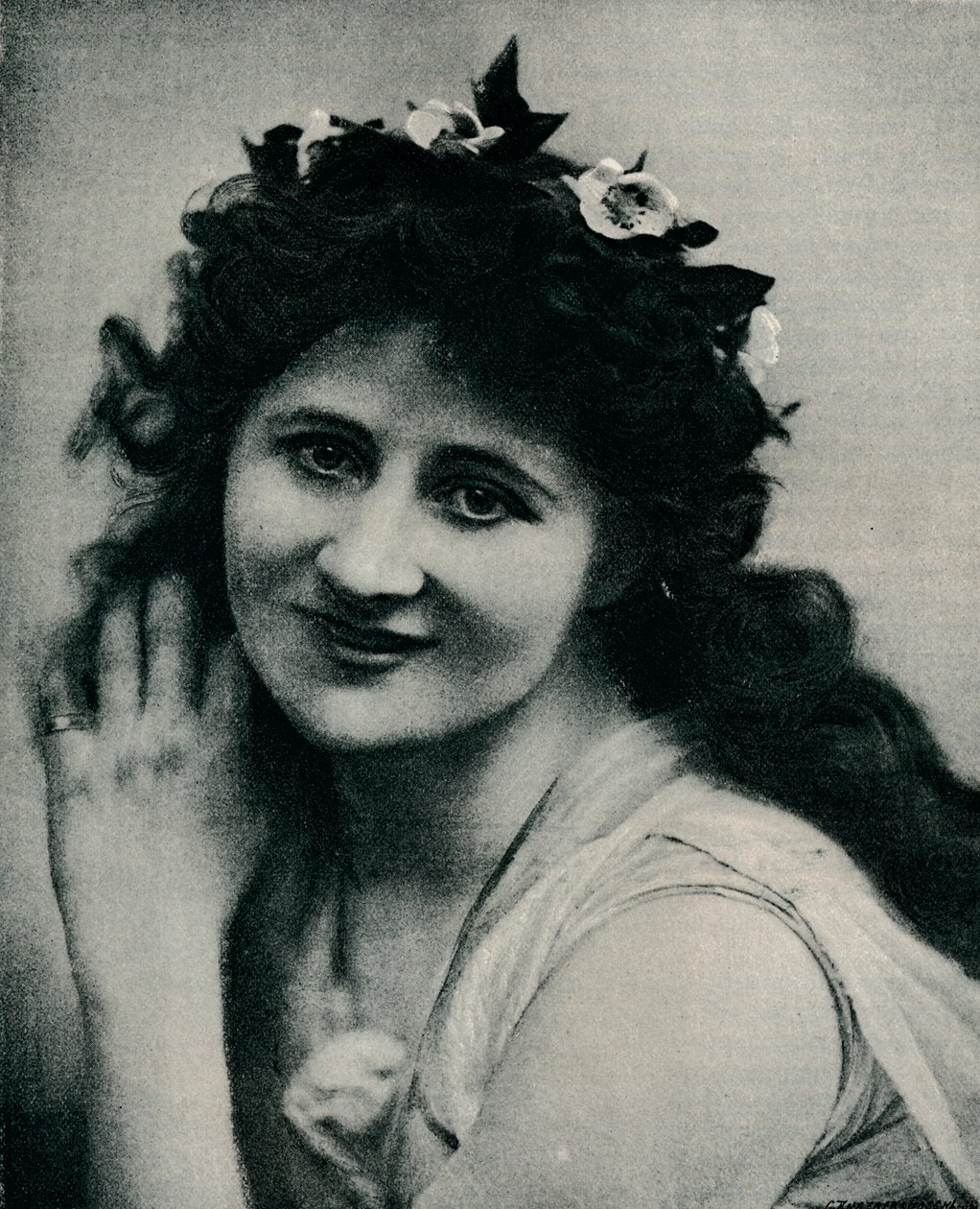 Bayan Mary Anderson, Perdita, c1893 olarak by Henry Herschel Hay Cameron