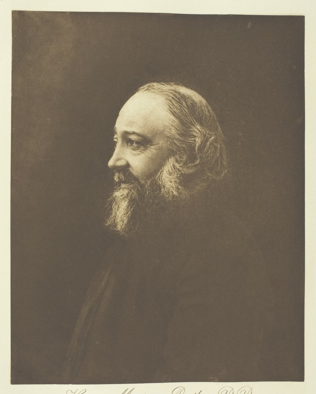 Çok Muhterem Dr. Butler (Master of Trinity, Cambridge) by Henry Herschel Hay Cameron