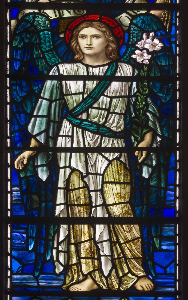 Buckland, St Mary, Lowndes & Drury, Henry Holiday, Başmelek Gabriel, 1918 by Henry Holiday