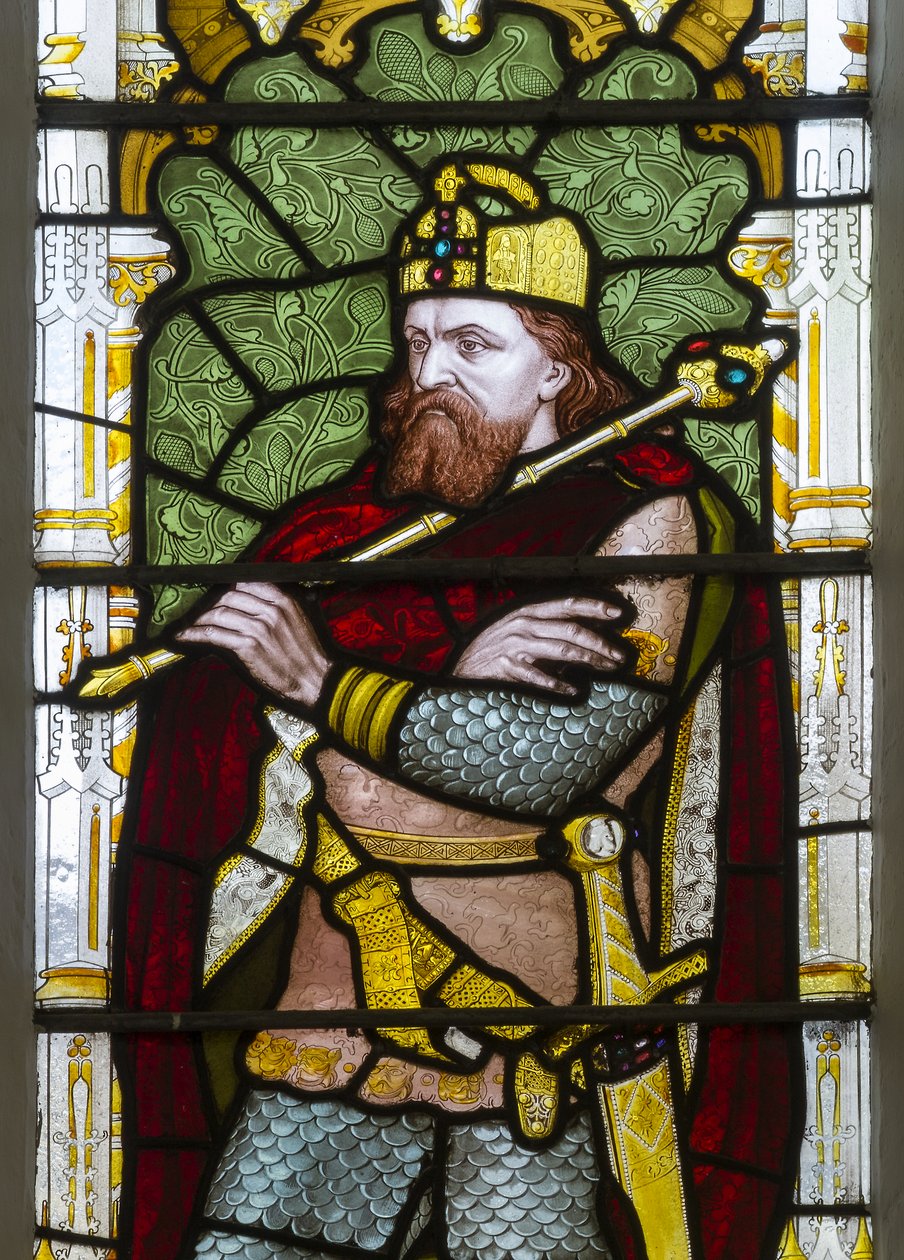 Cambridge, College Trinity, Heaton Butler & Bayne, Henry Holiday, Hieronymus, 1870, yakuwe muri Carl Almquist by Henry Holiday