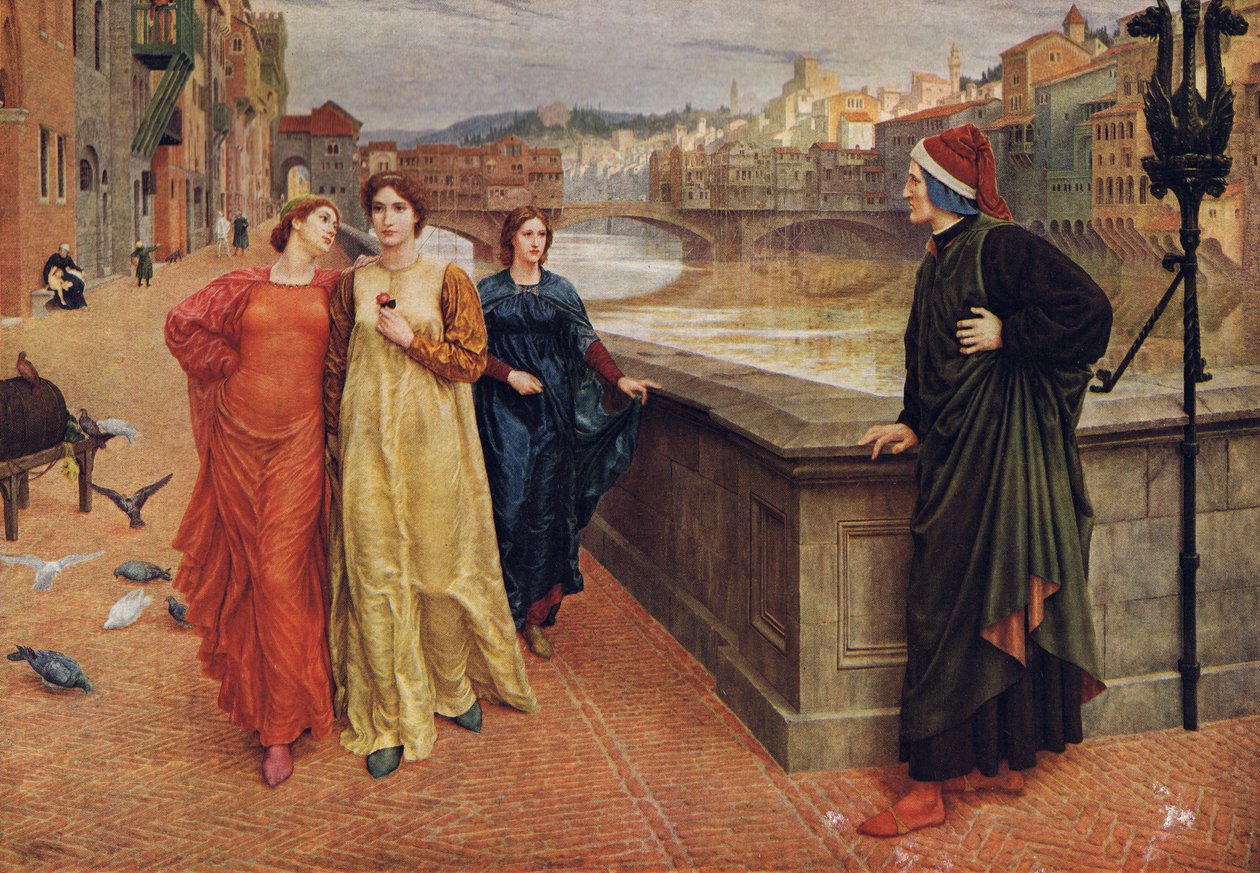 Dante ve Beatrice, 1920
