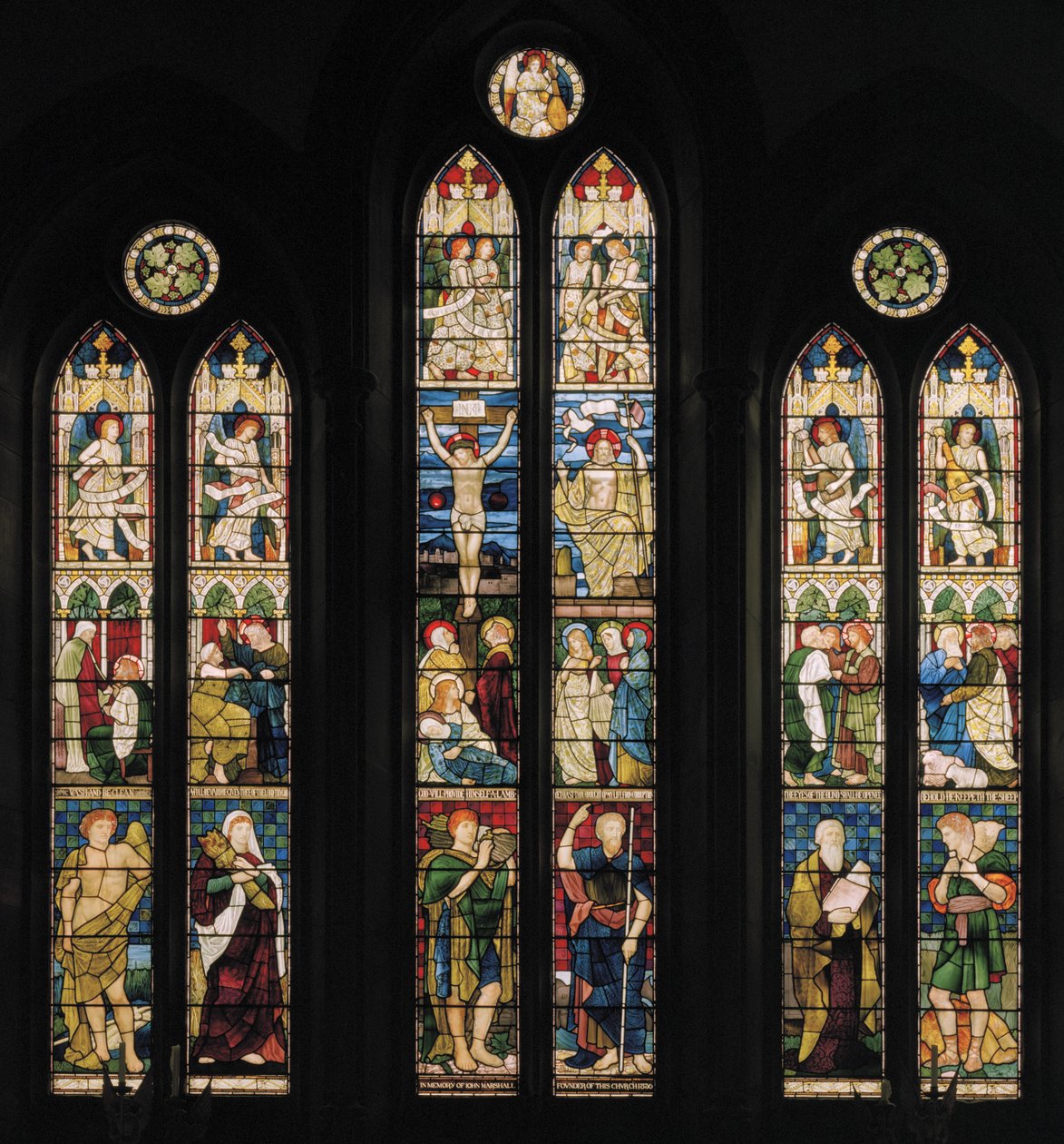 Doğu Penceresi, 1879 (vitray) by Henry Holiday