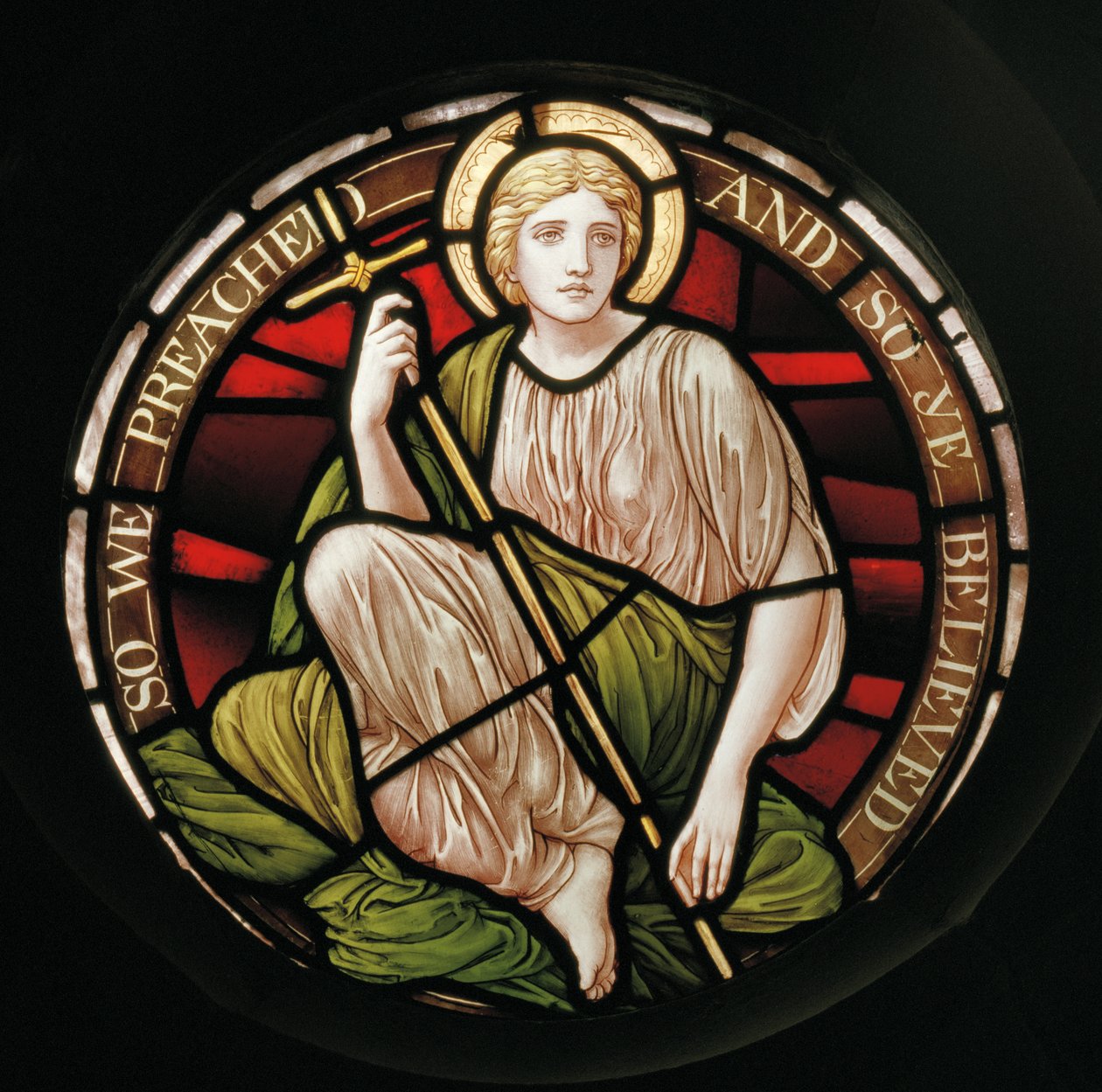 İnanç, 1888 (vitray) by Henry Holiday