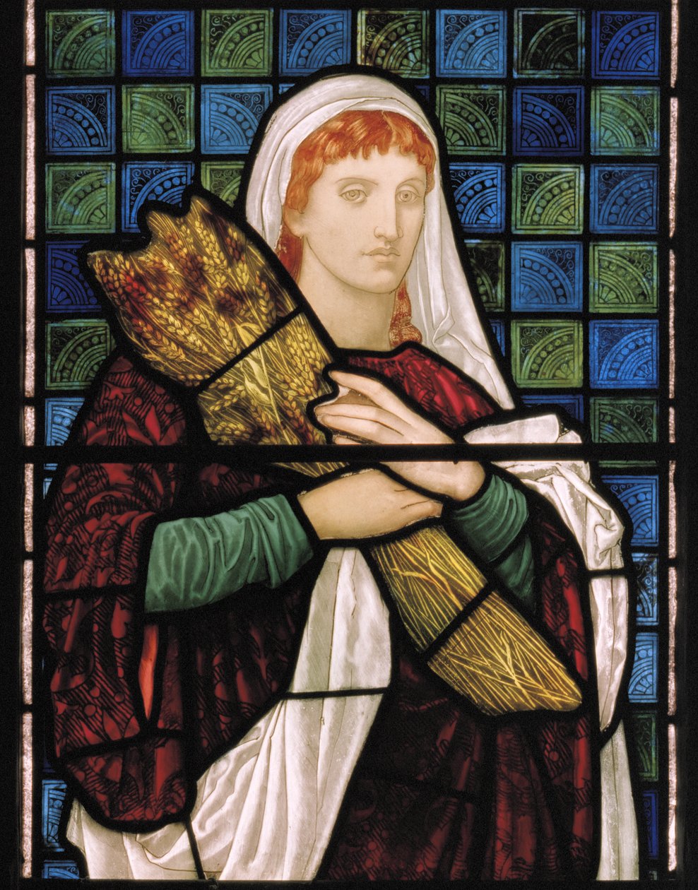 Mısırlı Ruth, 1879 (vitray) by Henry Holiday