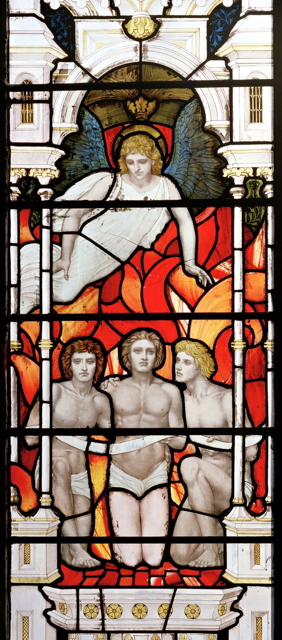 Ateşli Fırın, 1881-83 (vitray) by Henry Holiday