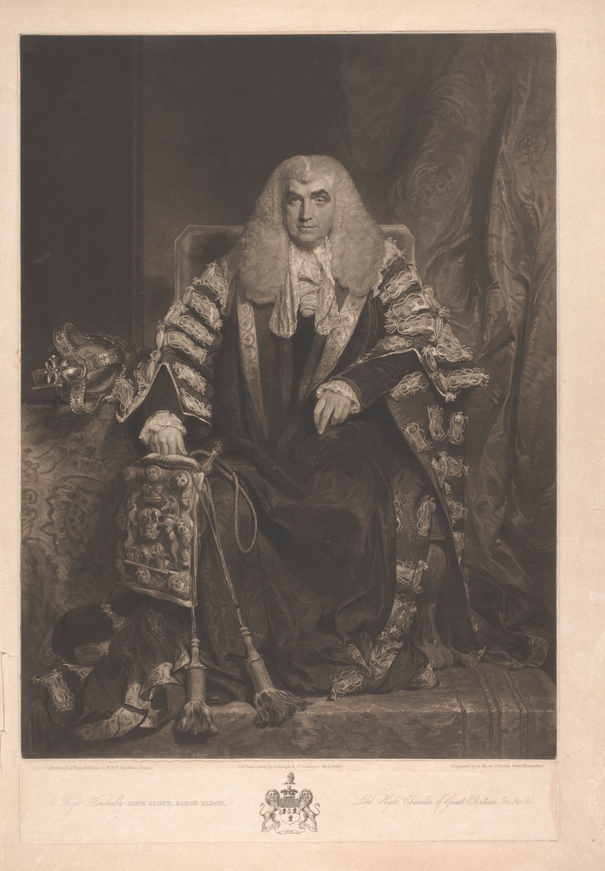 John Scott, Eldon'un 1. Kontu by Henry Hoppner Meyer