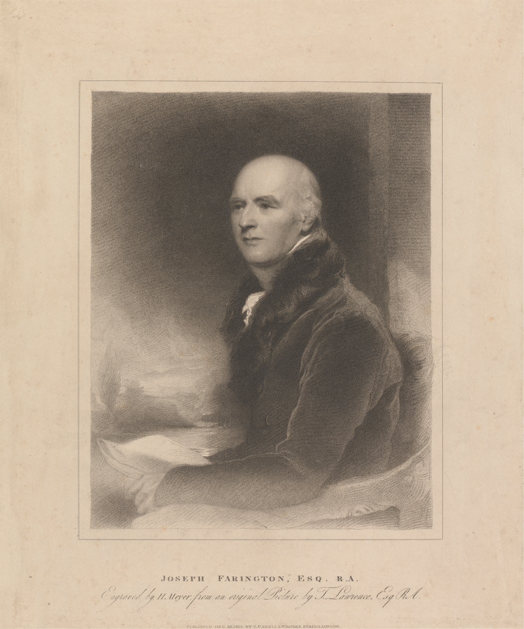 Joseph Farington, Av. RA by Henry Hoppner Meyer