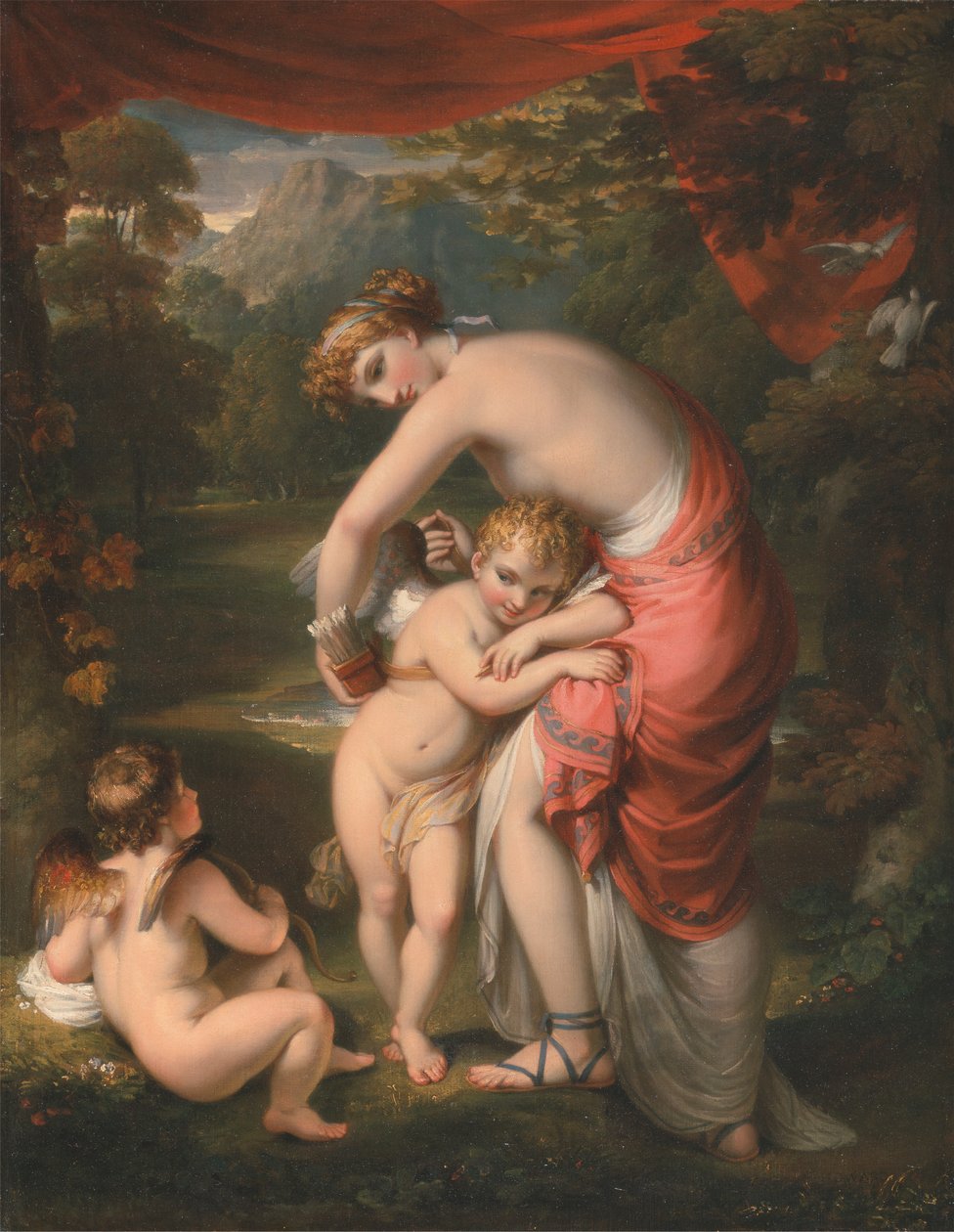 Venüs ve Aşk Tanrısı by Henry Howard