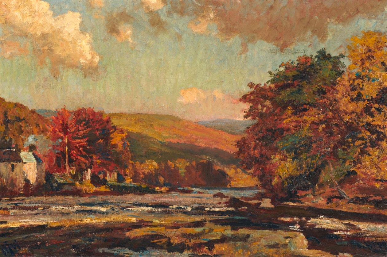 Llangollen, 1910 by Henry Joseph Wood