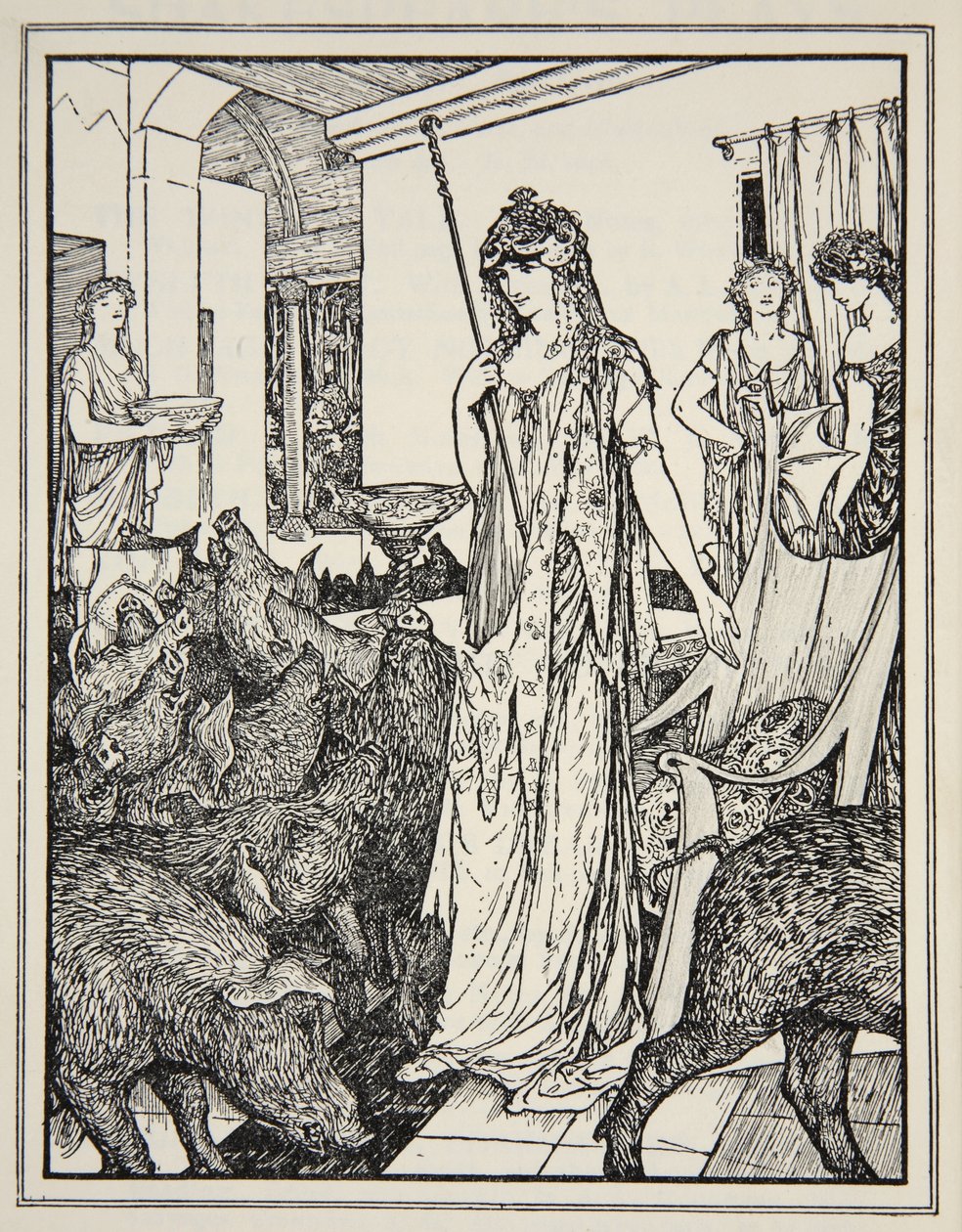 Circe, Domuz