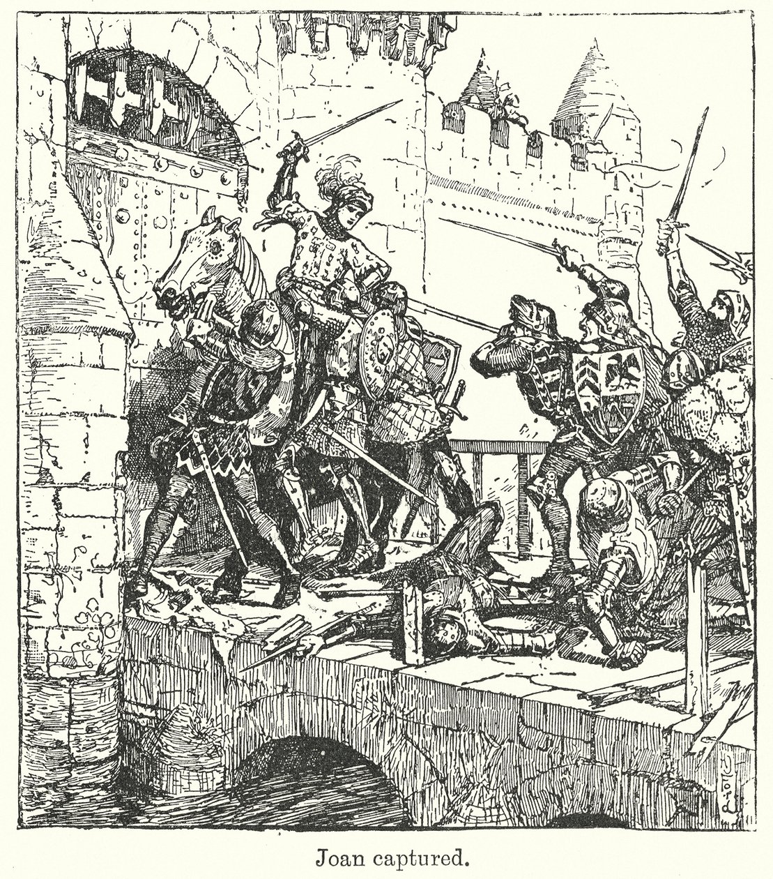 Joan yakalandı (lito) by Henry Justice Ford