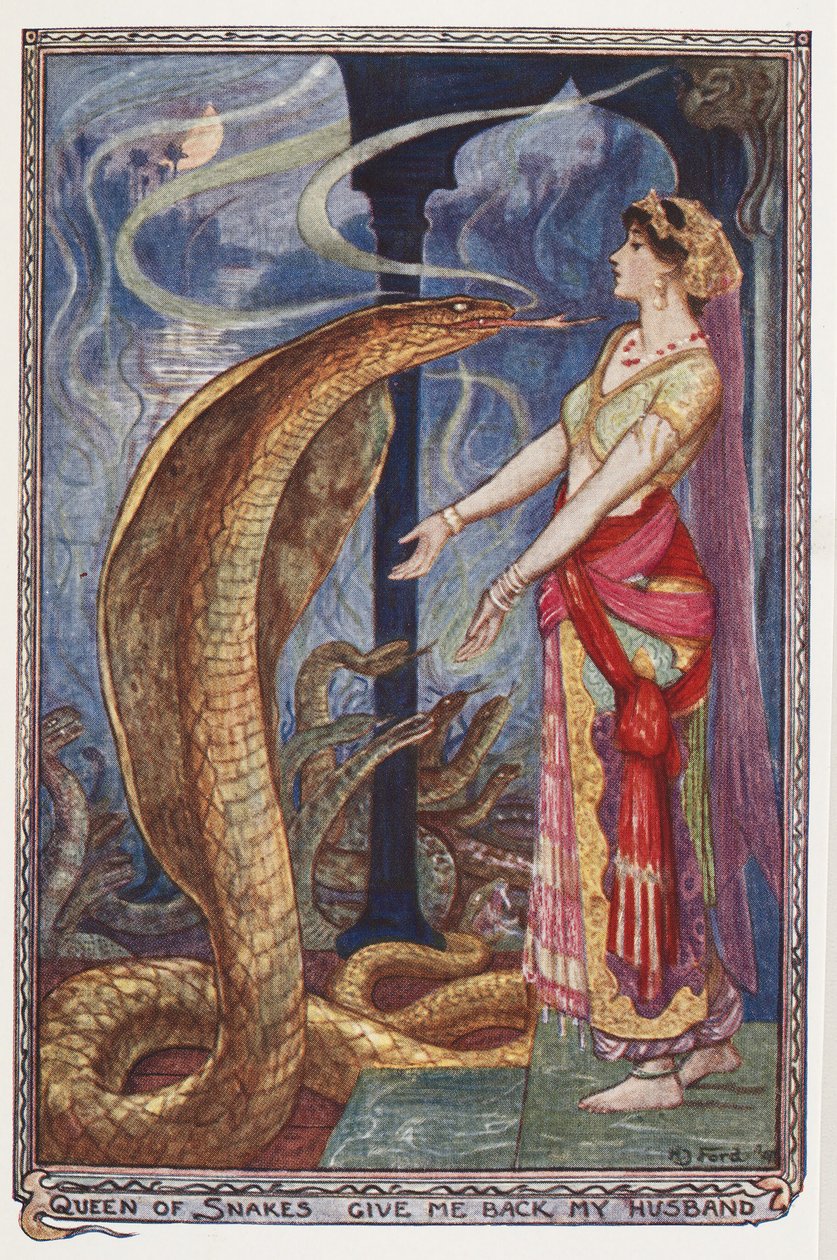 Yılanların Kraliçesi, Kocamı bana geri ver, The Olive Fairy Book