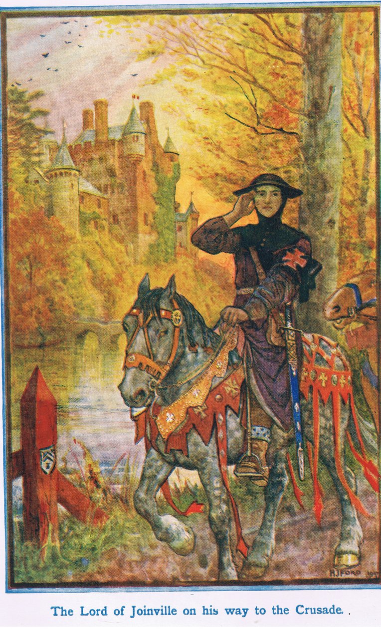 Joinvile Lordu, Haçlı Seferlerine giderken by Henry Justice Ford