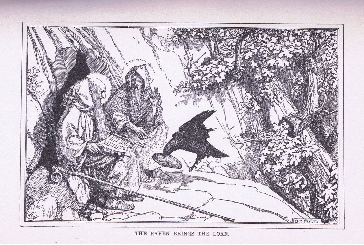 Kuzgun somunu getiriyor, 1912 by Henry Justice Ford
