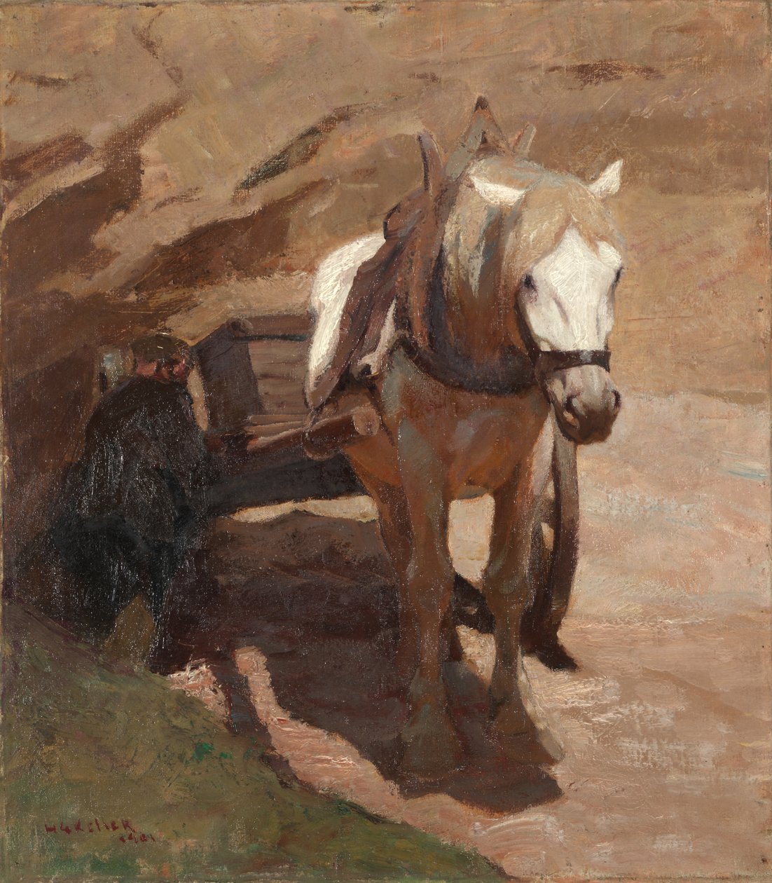 kum çukurunda by Henry Keller