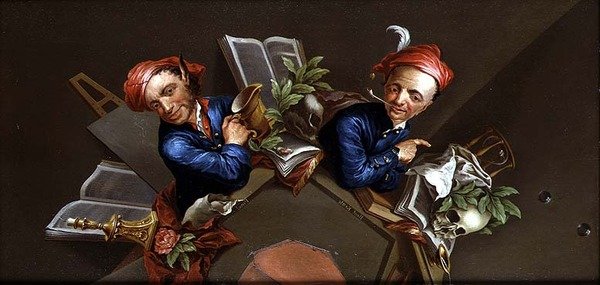 Anamorfik bir Vanitas by Henry Kettle