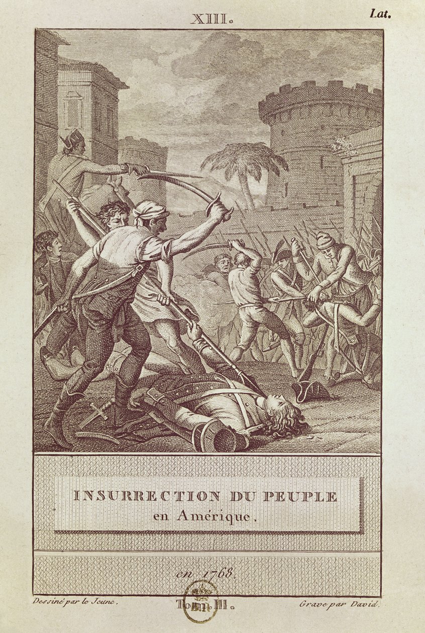 David tarafından kazınmış 1768