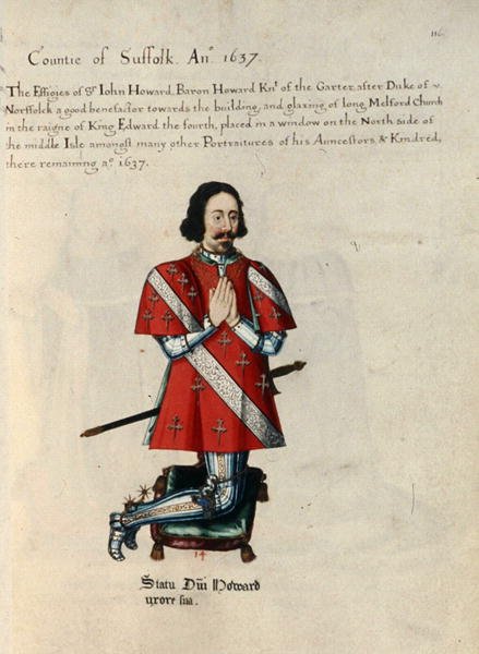 Sir John Howard Baron Howard Jartiyer Şövalyesi by Henry Lilly