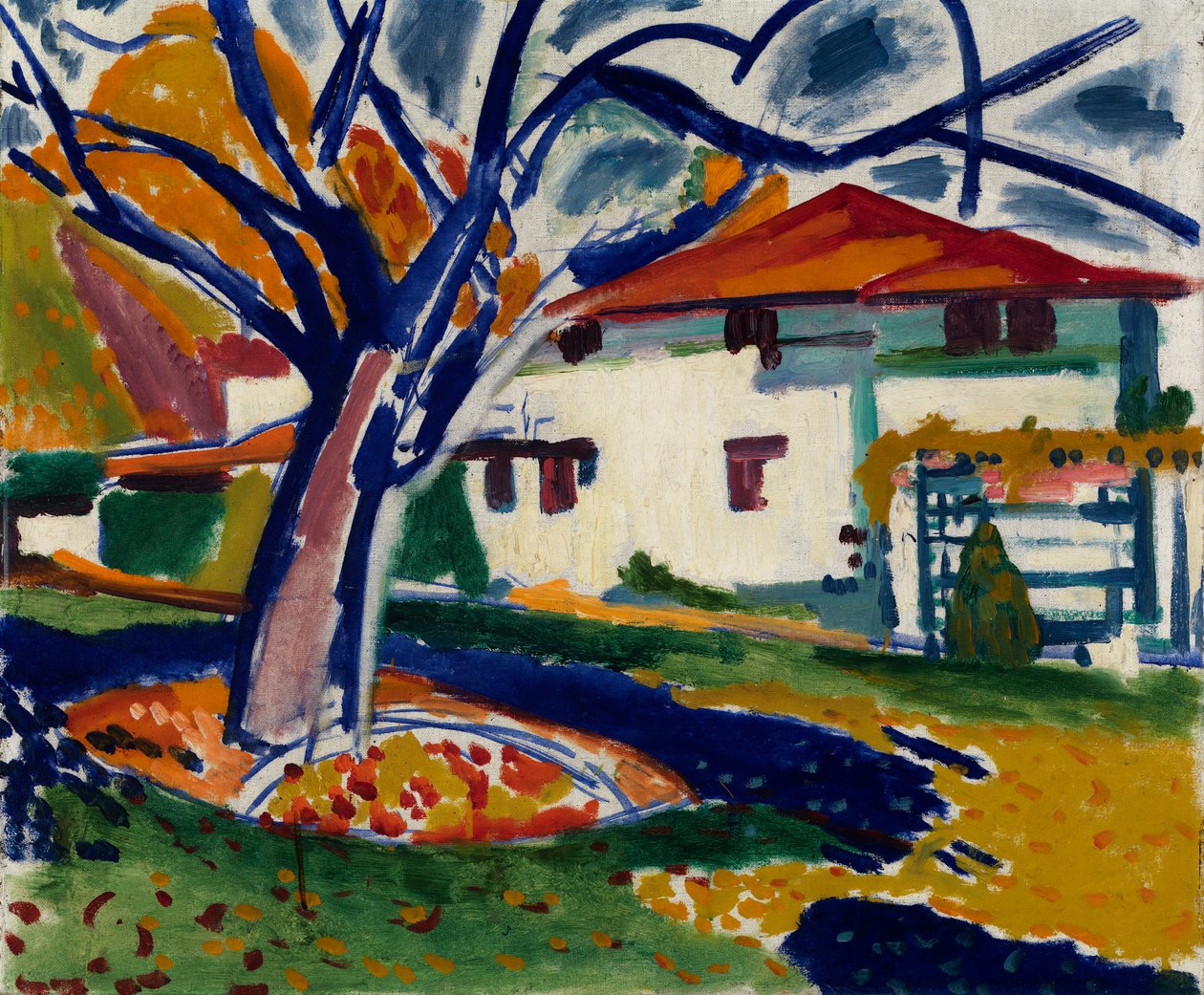 Mavi Ağaçlar, 1915-1916. by Henry Lyman Saÿen