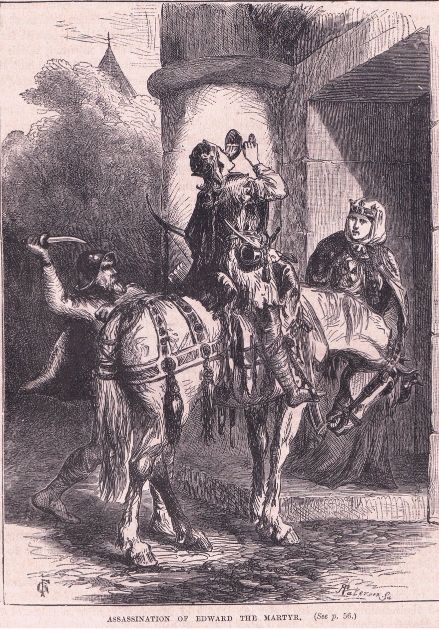 Şehit Edward'ın öldürülmesi MS 979 by Henry Marriott Paget