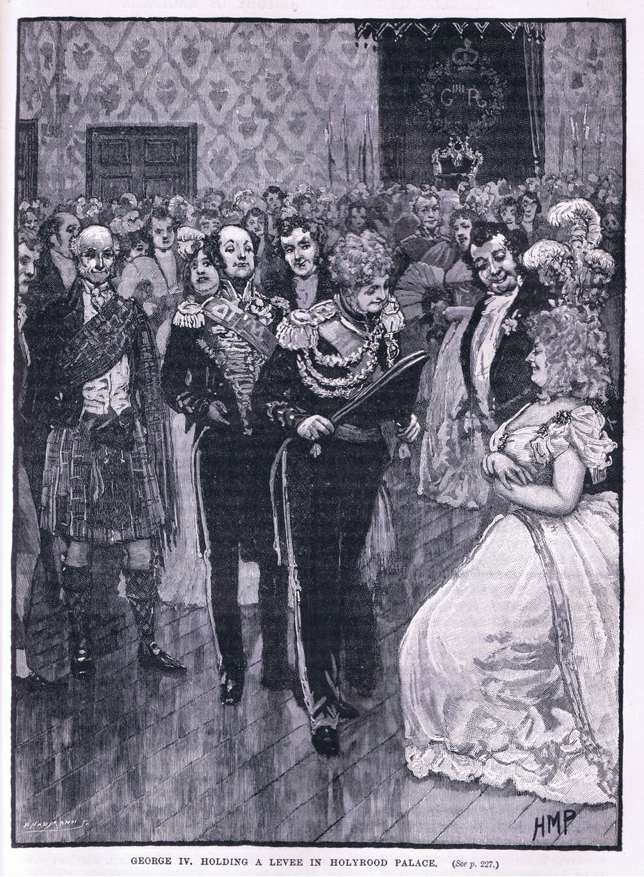 George IV, Holyrood Sarayı