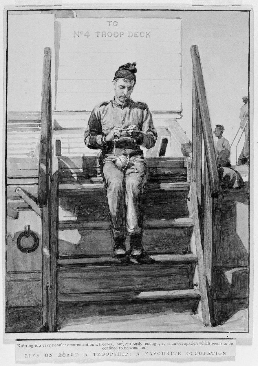 Bir Birlik Gemisinde Yaşam: En Sevilen Meslek, 1899 by Henry Marriott Paget