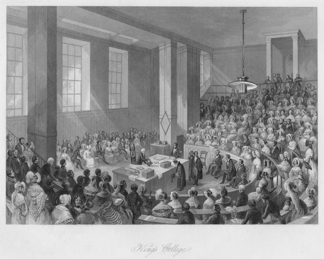 Kings Koleji, c1841 by Henry Melville