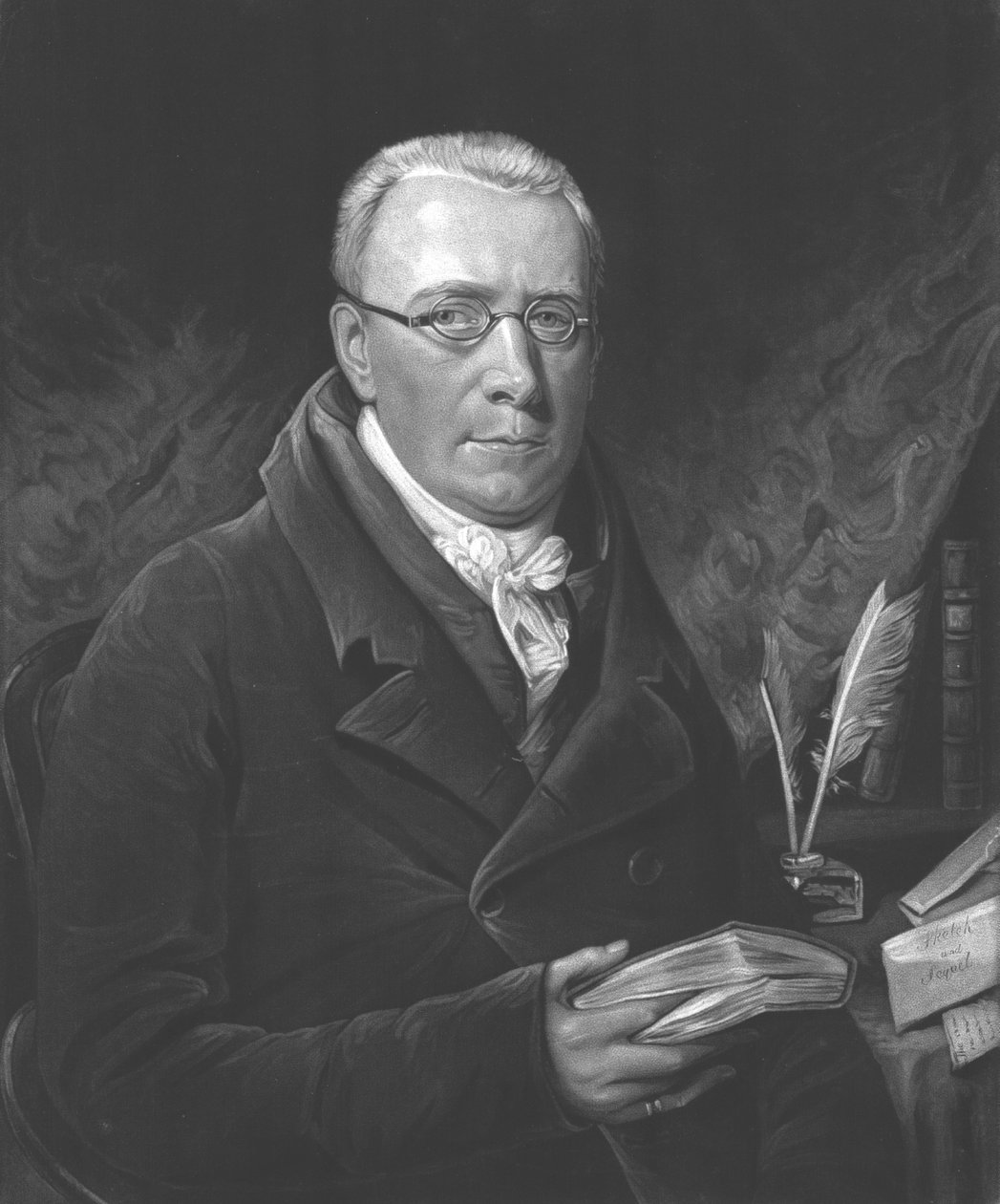 Muhterem John Evans MA, 1812 by Henry Meyer
