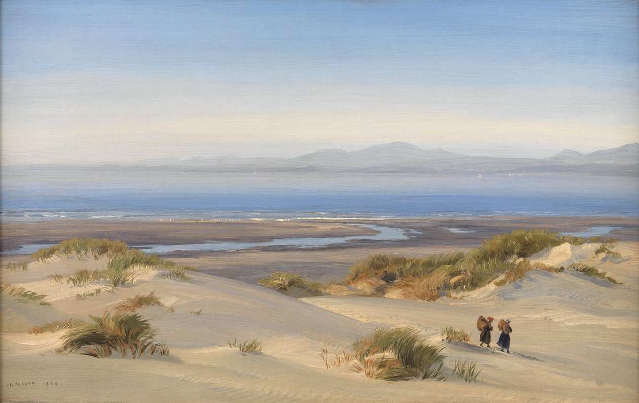 Harlech Plajı, 1869 by Henry Moore