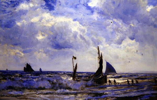 Teknelerde Taşıma (tuval üzerine yağlı boya) by Henry Moore