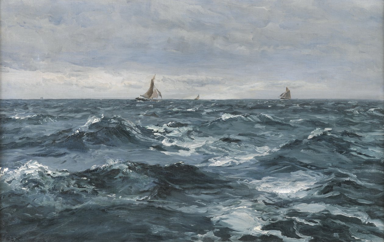 Kaba Bir Denizde Yelken by Henry Moore