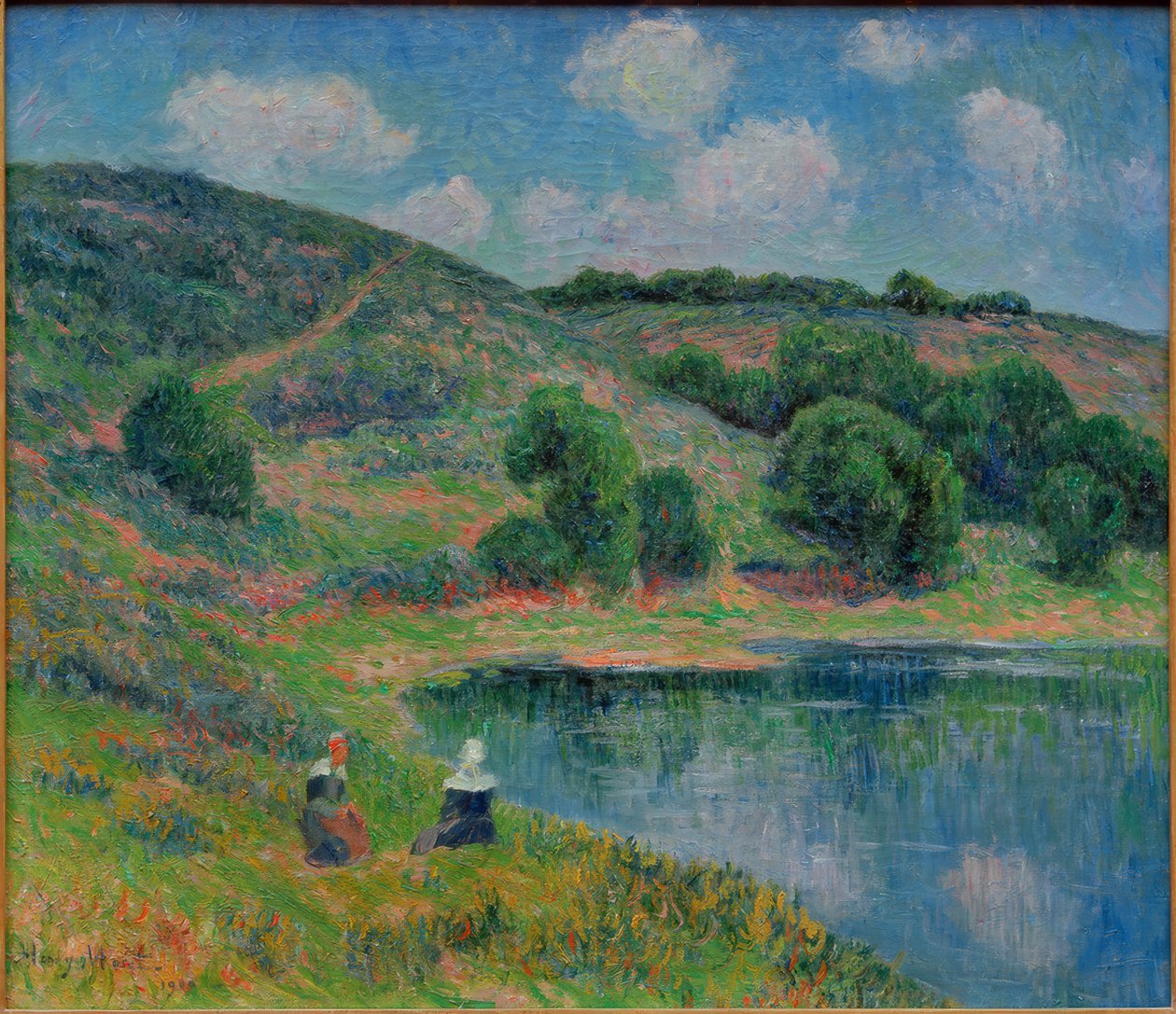Pont-Aven yakınlarındaki Lande de Saint-Guinole by Henry Moret