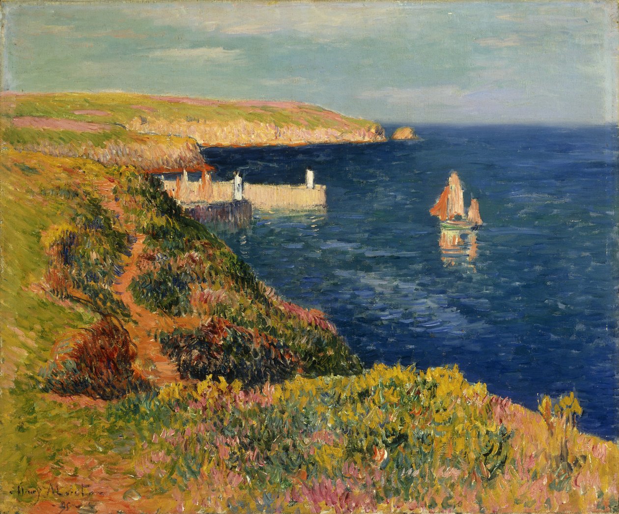 Port-Eudy, Ile-de-Groix, by Henry Moret