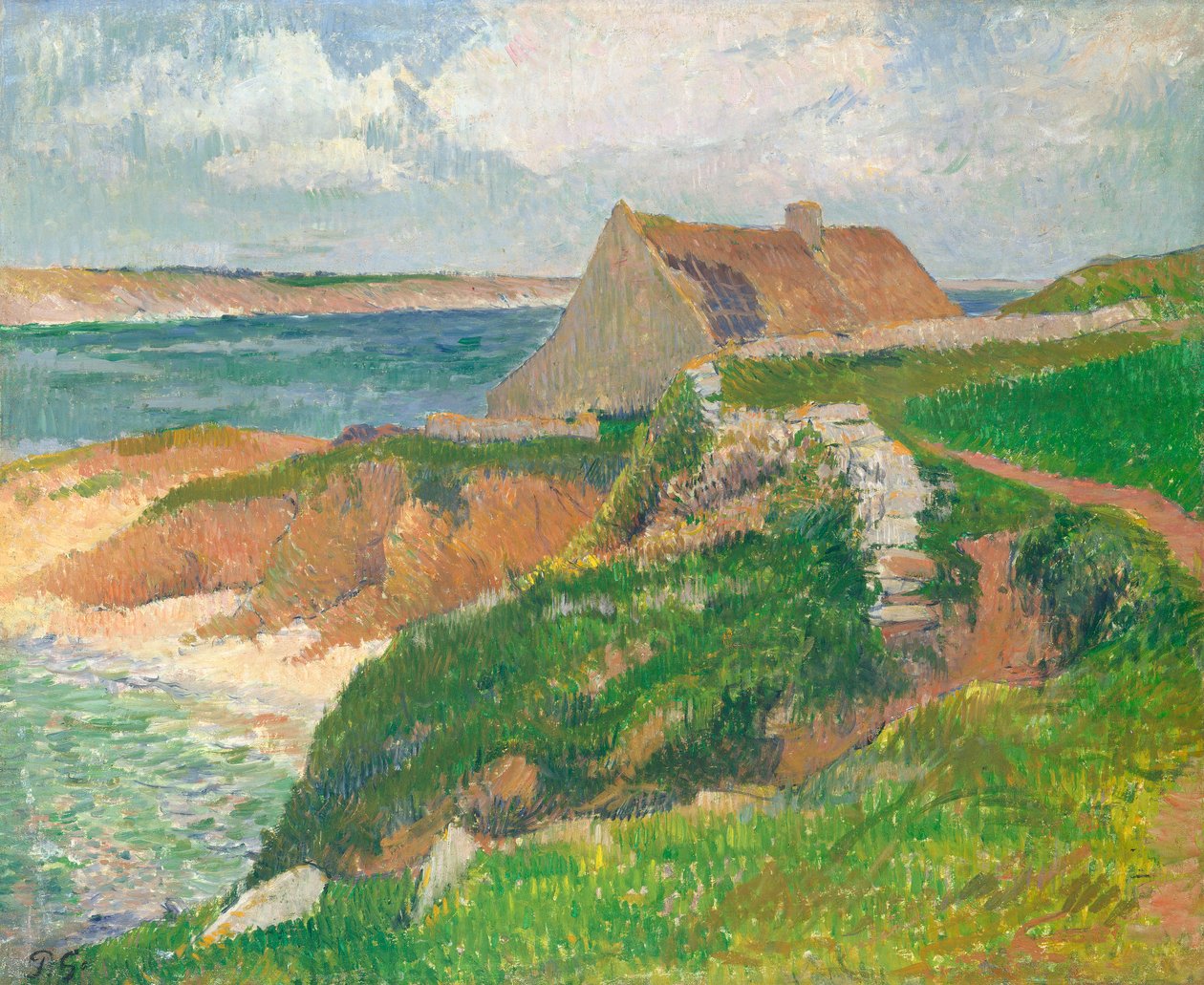 Raguenez Adası, Brittany by Henry Moret