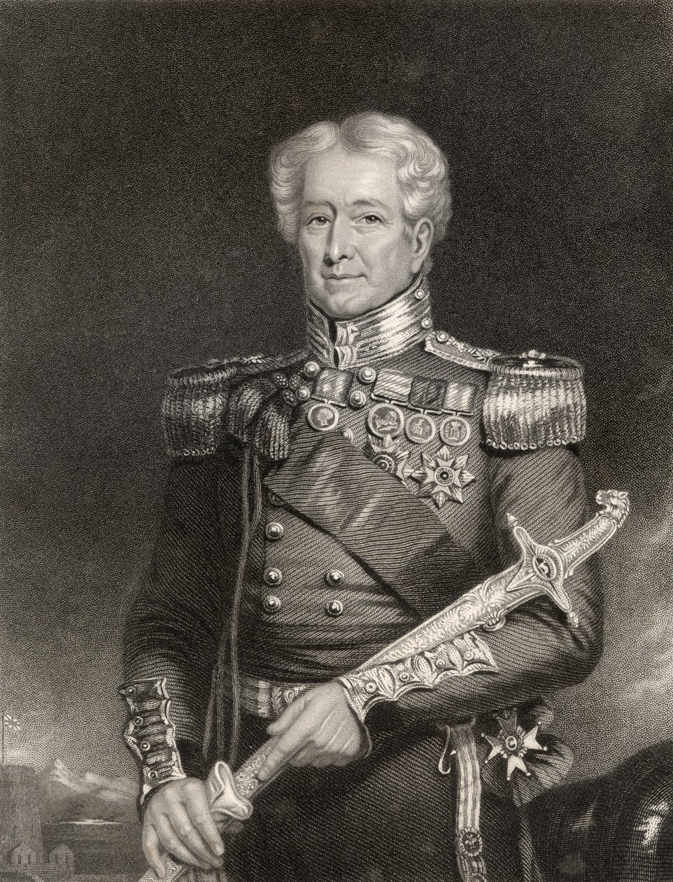 Sir Robert Henry Sale, F. Holl tarafından 