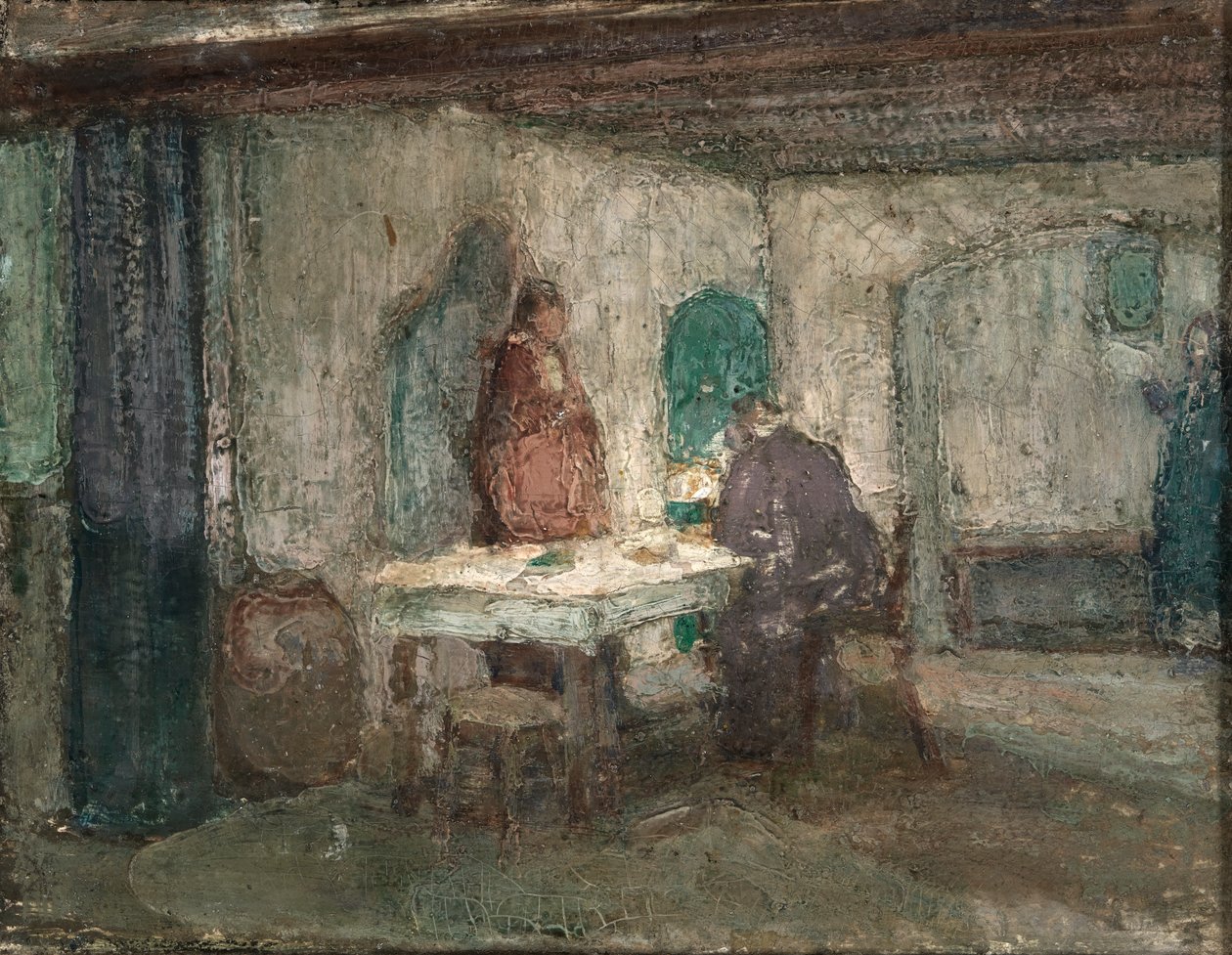 Ve Onların Görüşünden Kayboldu, ca. 1898. by Henry Ossawa Tanner