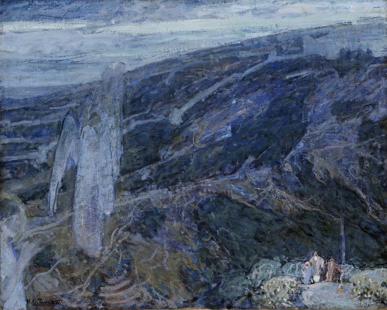 Çobanların Önüne Çıkan Melekler, M.Ö. 1910. by Henry Ossawa Tanner