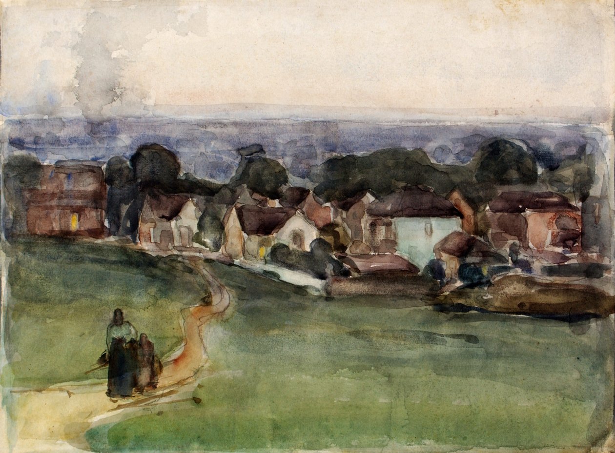 Kansas Şehri, Kansas, n.d. by Henry Ossawa Tanner