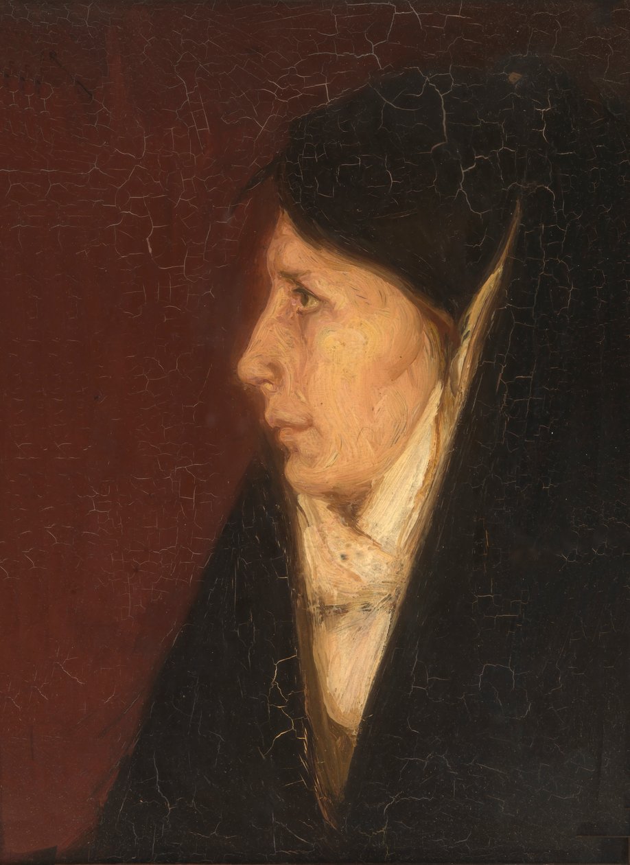 Bir Kadın Kafasının Profili, n.d. by Henry Ossawa Tanner