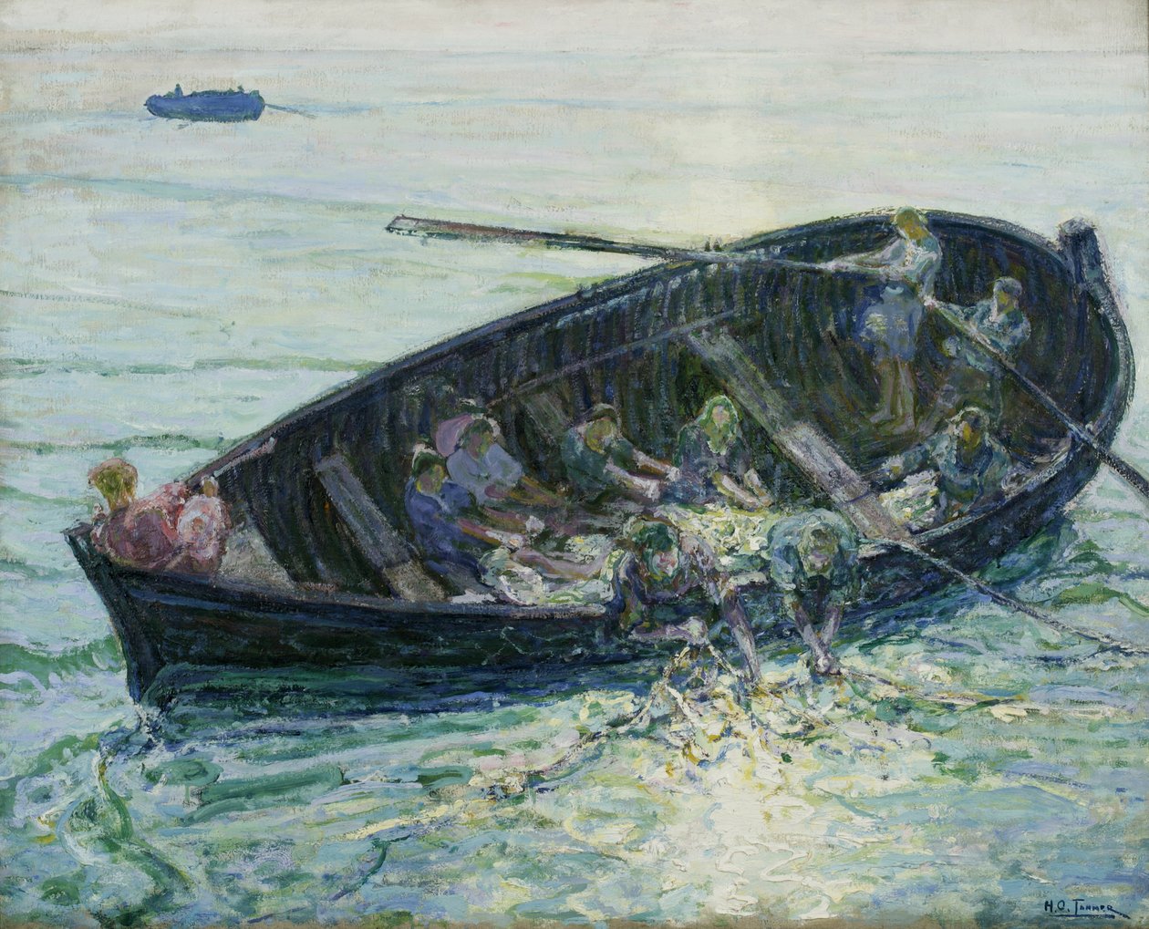 Balıkların Mucizevi Haul, c.1913-14 by Henry Ossawa Tanner