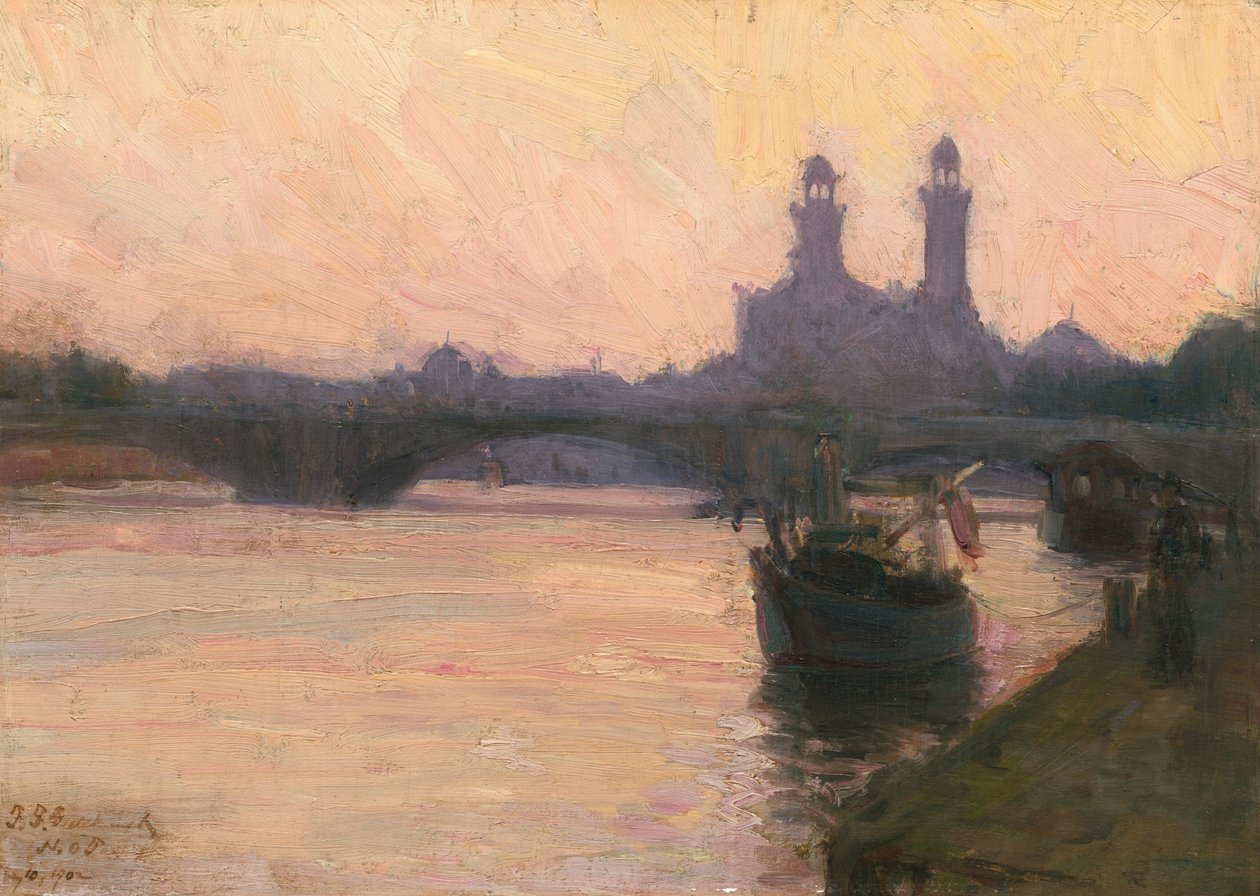 Seine, c. 1902. by Henry Ossawa Tanner