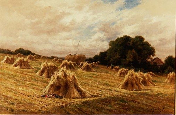 Reigate yakınlarındaki bir Surrey Mısır Tarlası by Henry Parker