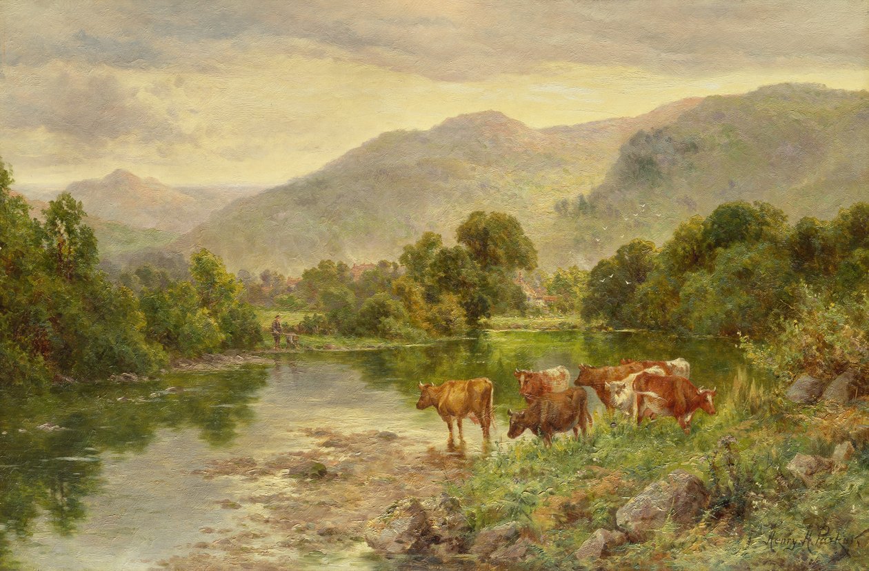 Kilise Havuzu, Bettws-y-Coed (petrol) by Henry Parker