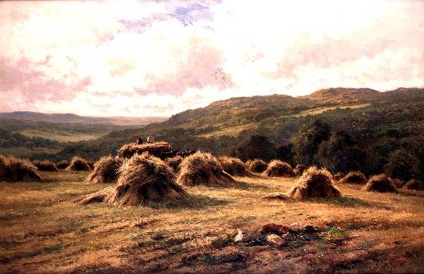 Hasat Zamanı (tuval üzerine yağlı boya) by Henry Parker