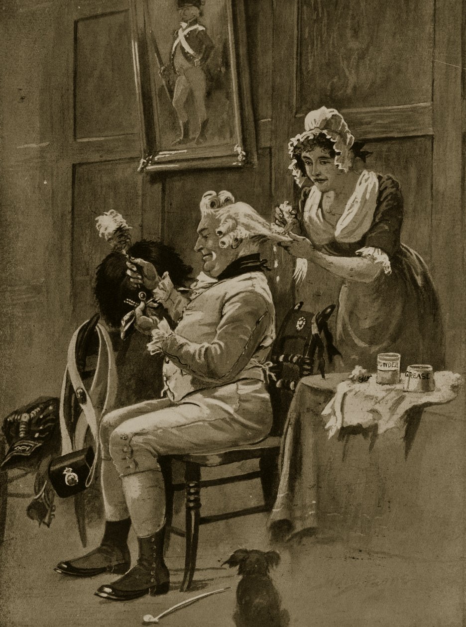 Geçit törenine hazırlanıyor, 1799, 