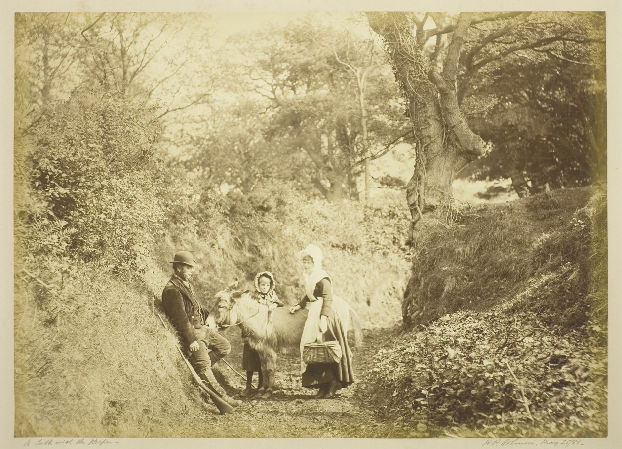 Kaleci ile Bir Konuşma by Henry Peach Robinson