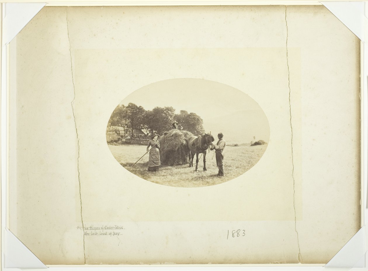 Son Saman Yükü Cader-İdris Yamaçlarında by Henry Peach Robinson