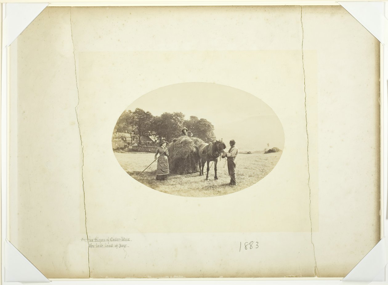 Cader-İdris Yamaçlarında, Samanın Son Yükü, 1883. by Henry Peach Robinson