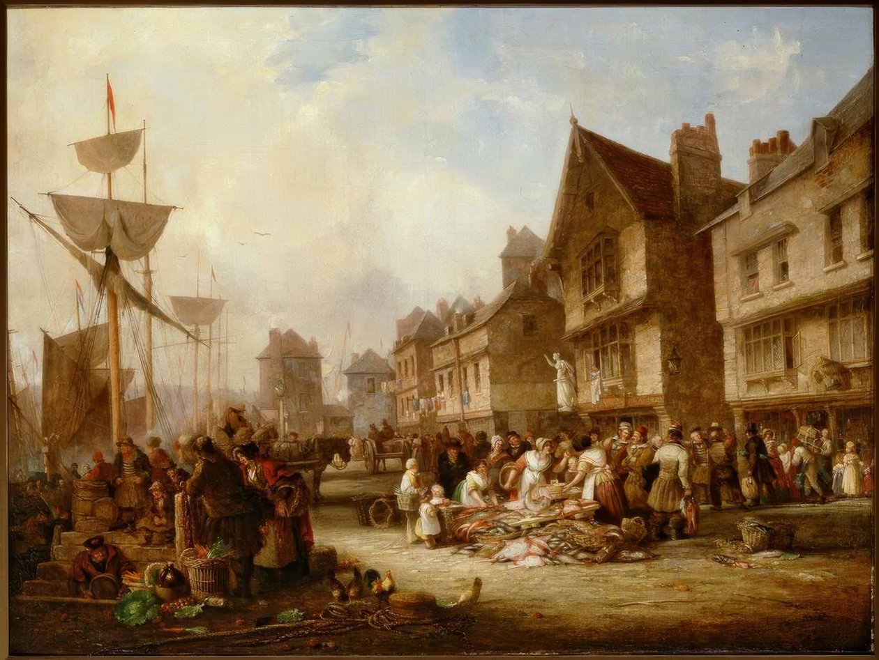 Eski Rıhtım, Newcastle by Henry Perlee Parker
