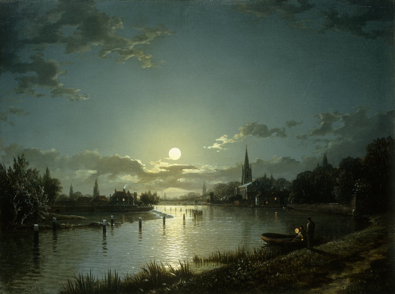 Thames üzerinde Marlow, by Henry Pether